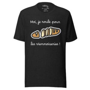T-shirt "Moi, je roule pour les viennoiseries"